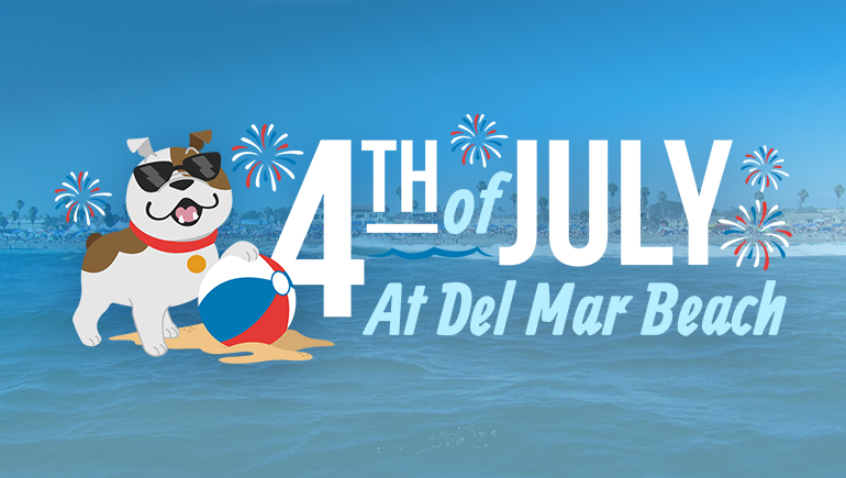 4th of July at Del Mar Beach