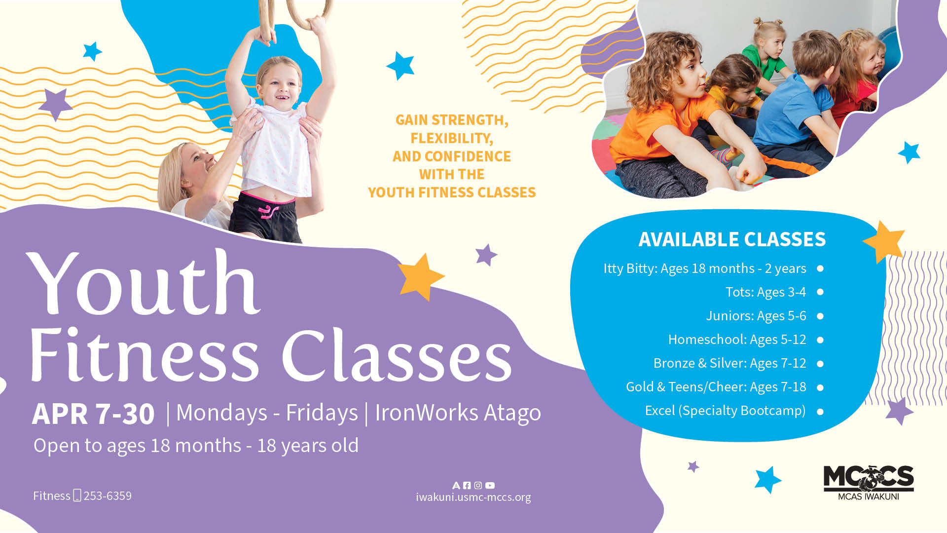 Youth Fitness Classes - April