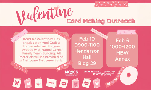 Valentine Card Making Outreach - HH