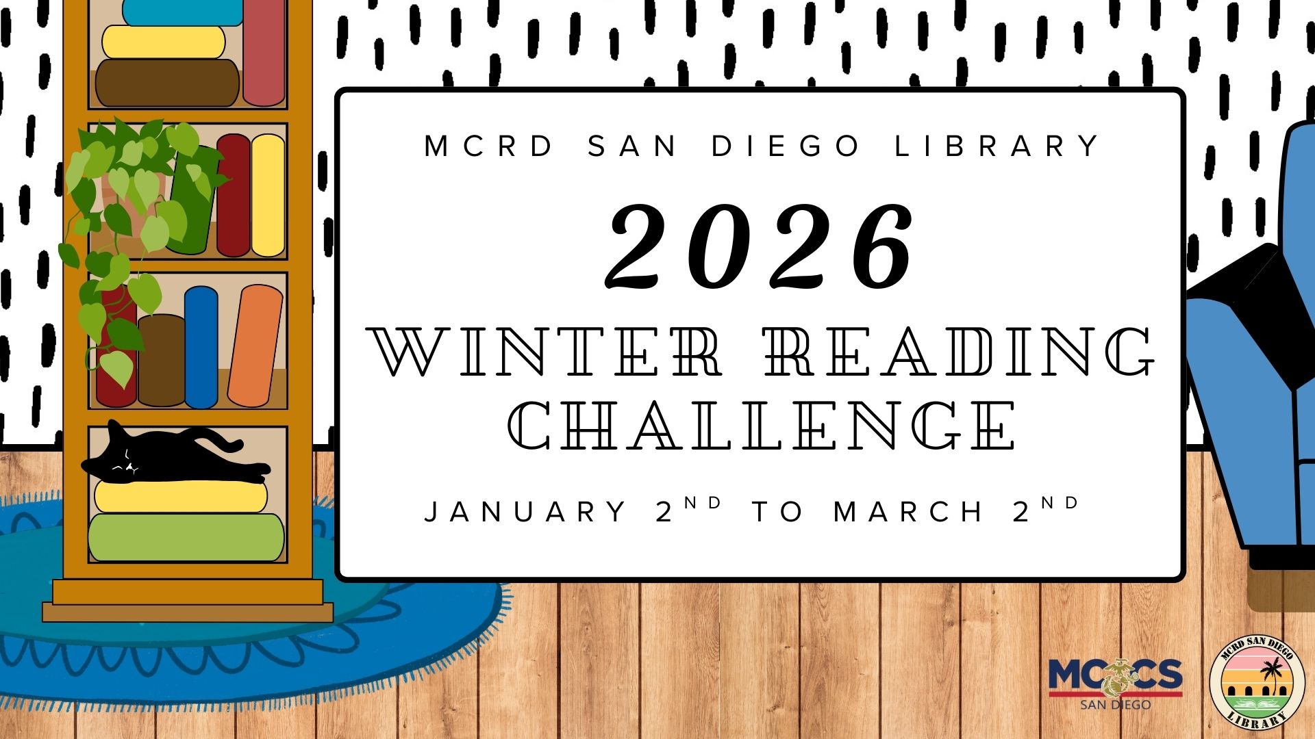 Winter Reading Challenge from Jan 2 - Mar 2