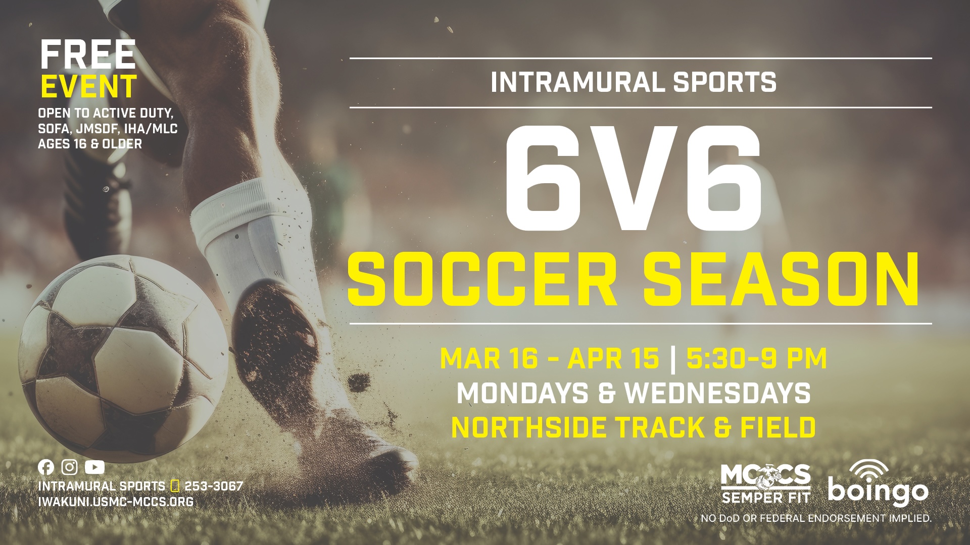 6v6 Soccer Season