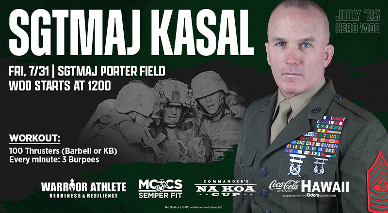 Kasal WOD — In Honor of SgtMaj Bradley Kasal