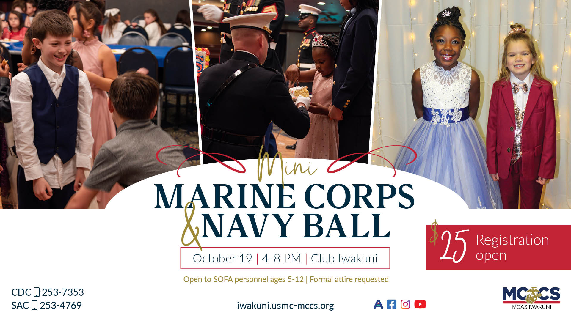 Mini Marine Corps & Navy Ball