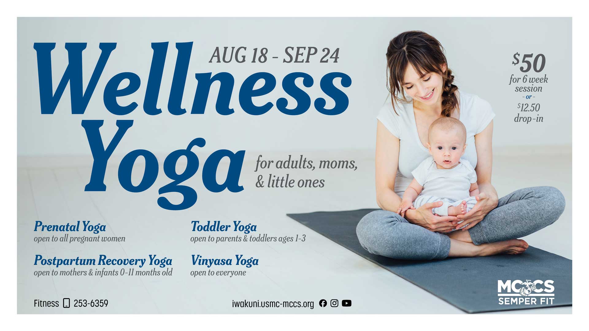 Postpartum Recovery Yoga | Wellness Yoga for Adults, Moms, and Little Ones