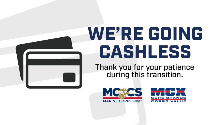 We're Going Cashless!